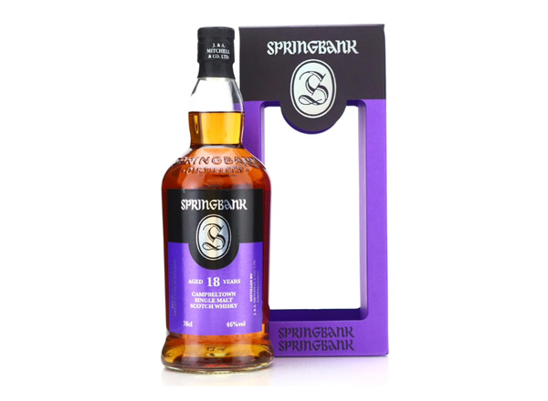 中山Springbank云顶18年威士忌回收云顶威士忌洋酒700ml