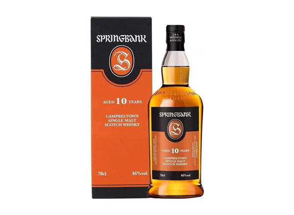 中山收购云顶10年威士忌SpringBank云顶10年700ml回收洋酒行货