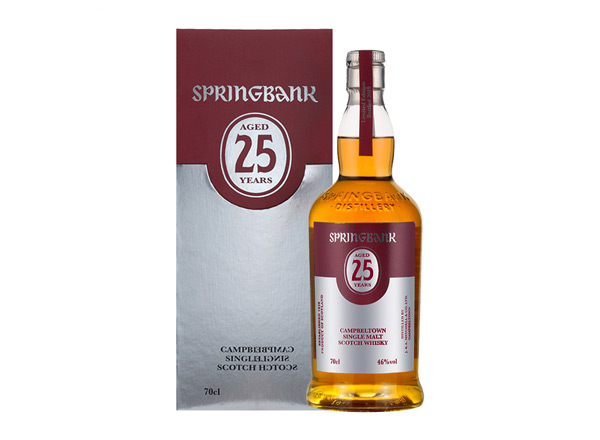 中山云顶25年回收云顶威士忌SpringBank 46度坎贝尔镇苏格兰单一麦芽700m进口洋酒威士忌