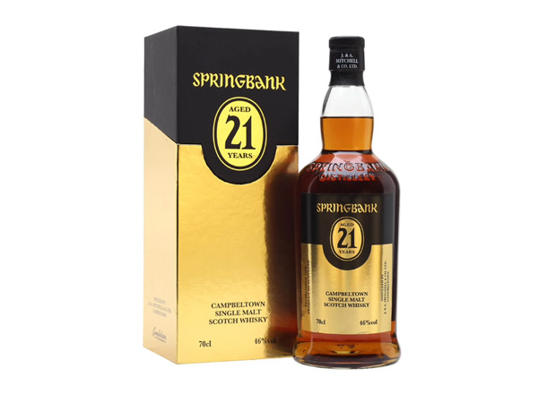 中山SpringBank云顶21年威士忌回收苏格兰单一麦芽威士忌700ml进口洋酒收购