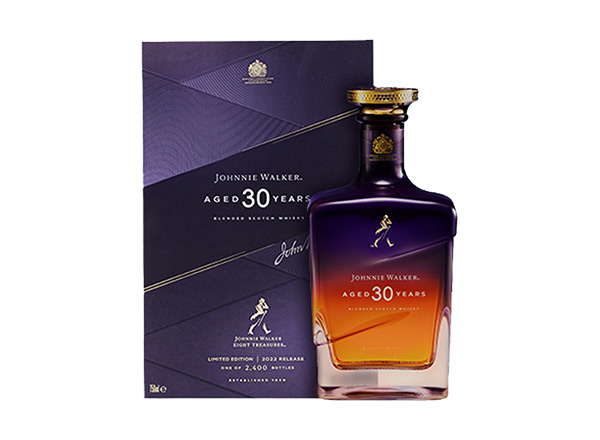 中山Johnnie Walker尊尼获加30年回收尊尼获加威士忌紫金臻选750ml礼盒装洋酒收购约翰走路中国限量版