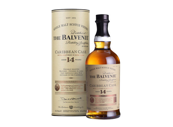 中山百富14年回收百富威士忌加勒比桶陈酿The Balvenie Caribbean Cask洋酒上门收购