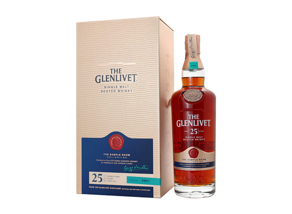 中山The Glenlivet回收格兰威特25年苏格兰单一麦芽威士忌陈酿风味创造系列