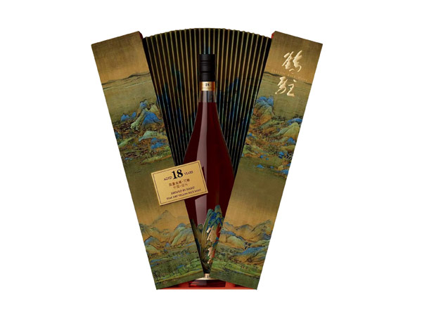 中山鹤驻18年黄酒回收鹤驻新花雕18年珍藏版千里江山图