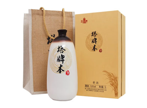 中山塔牌黄酒回收塔牌本酒500ml/1000ml绍兴黄酒花雕酒礼盒