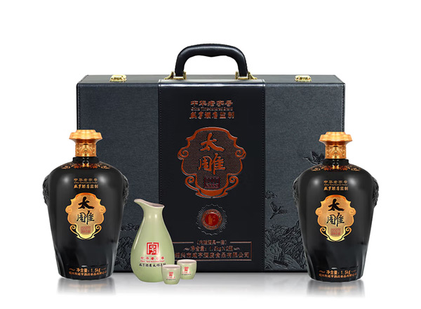 中山咸亨酒店太雕黄酒回收太雕2007原酿礼盒1.5kg*2糯米酒半甜绍兴黄酒行情价格