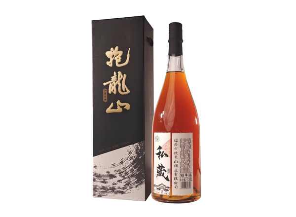 中山抱龙山黄酒回收抱龙山私藏30年陈酿1.38L礼盒装绍兴花雕酒