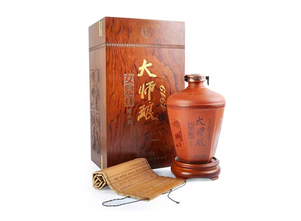 中山女儿红回收绍兴黄酒女儿红四十年大师酿1919花雕酒紫砂坛600ml木盒礼盒装