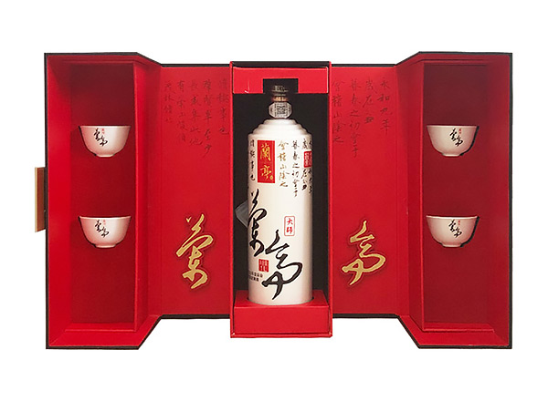 中山会稽山黄酒回收大师兰亭三十年陈酿1L商务版礼盒装