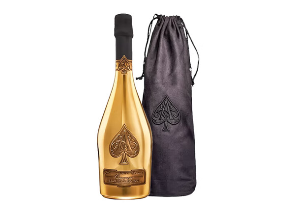 中山黑桃A香槟回收黑桃A黄金香槟金色瓶Armand de Brignac Brut